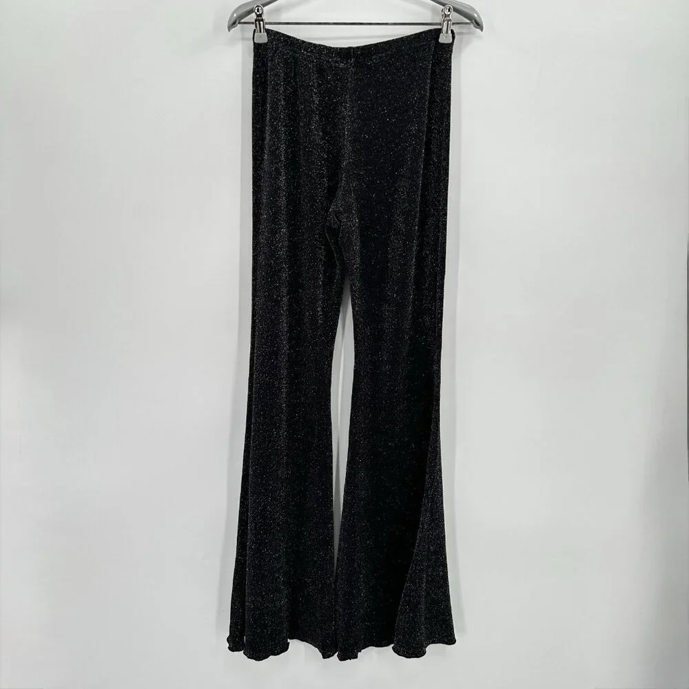 Sleeper Lurex Lounge Suit with Pants in Black Metallic size XS Matching Set